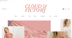 Desktop Screenshot of cloudandvictory.com